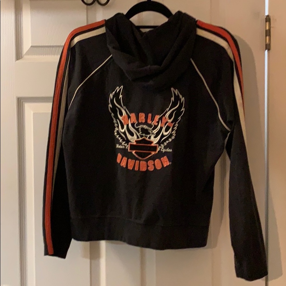 Vintage Harley Davidson zip up hoodie XL